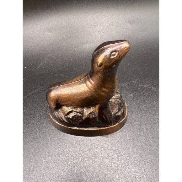 Vintage Alaska Craft Ketchikan AK Seal Sea Lion Figurine Miniature - Picture 1 of 4